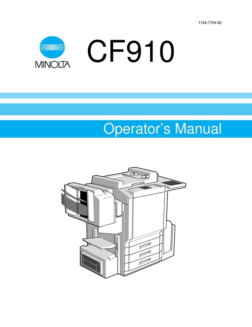Minolta CF910 User manual Minolta CF910 User manual