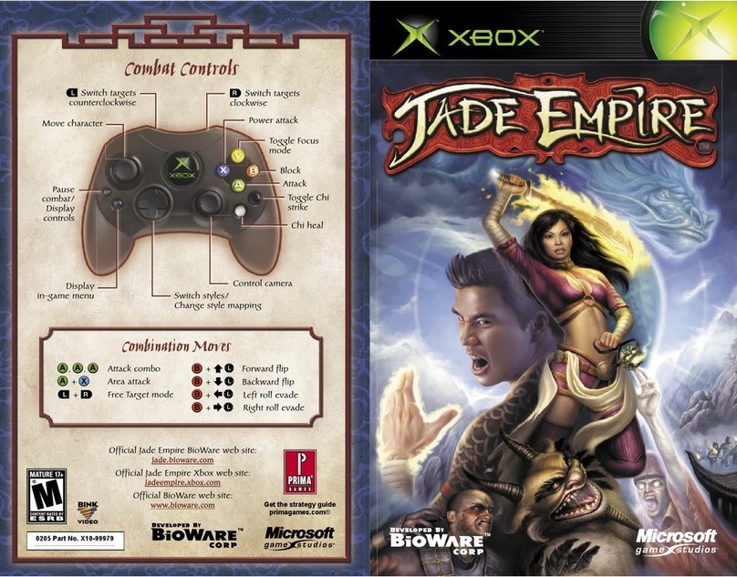 BioWare XBOX user manual