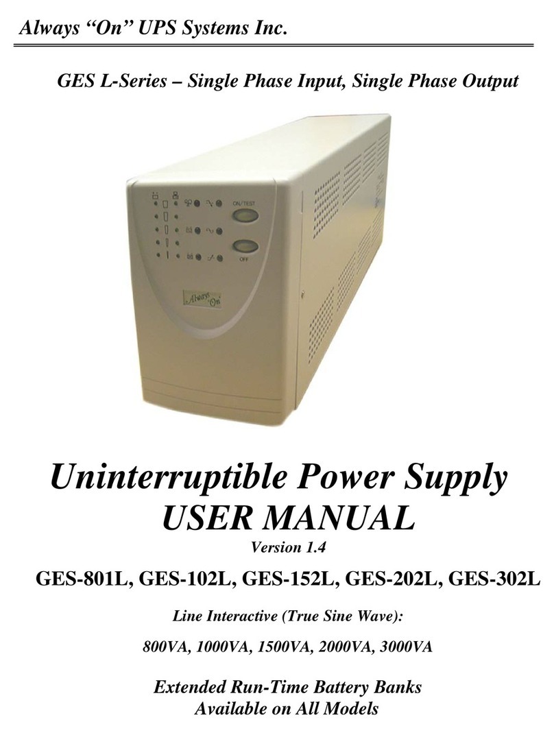 Always On GES-102L User manual