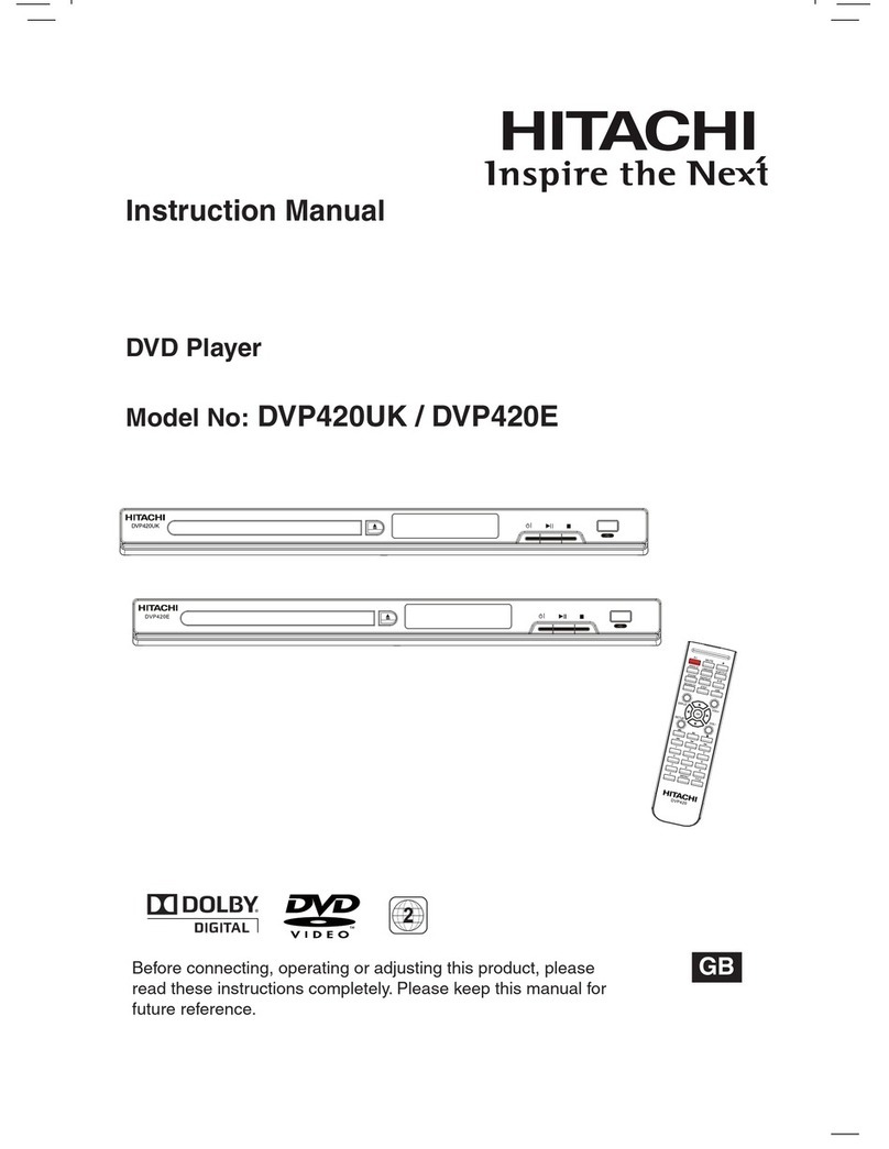 Hitachi DVP420UK User manual