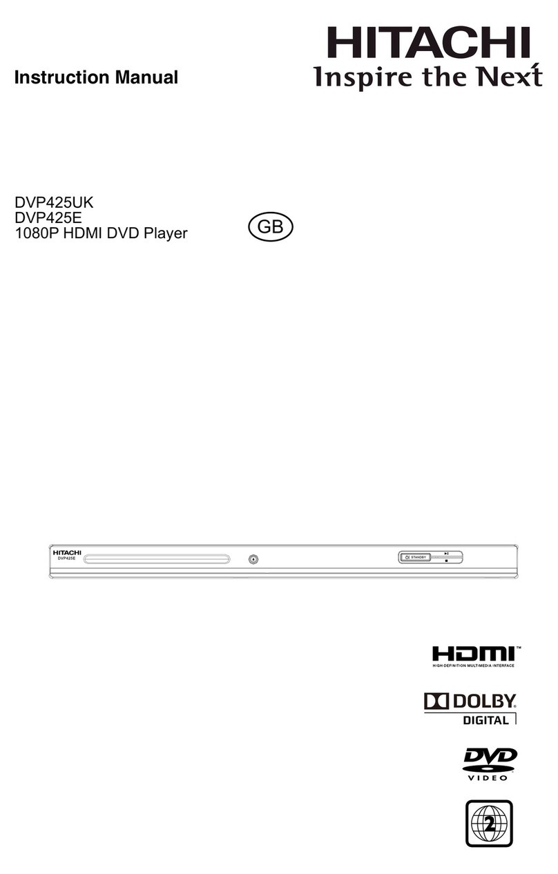 Hitachi DVP425UK User manual Hitachi DVP425UK User manual