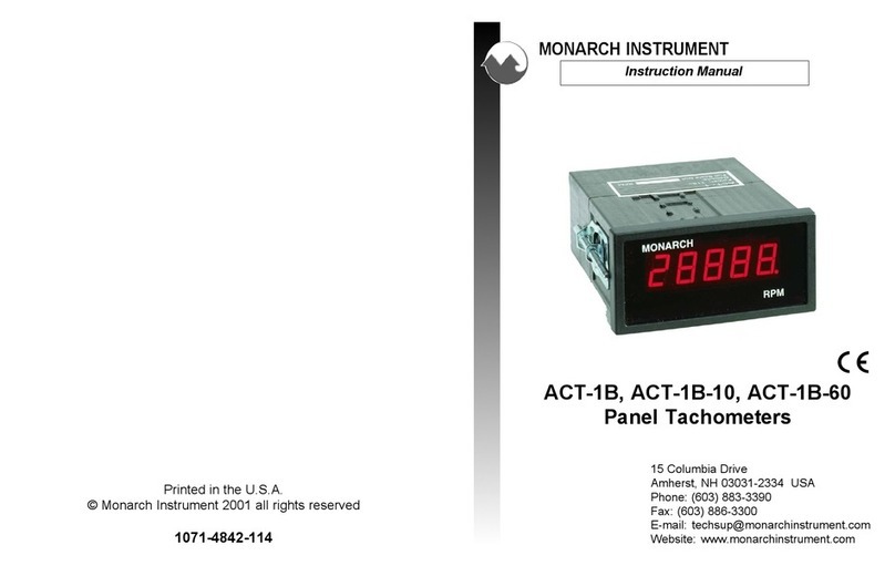 Monarch ACT-1B-10 User manual