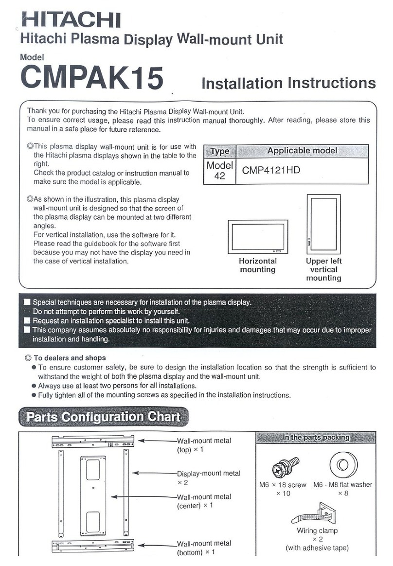 Hitachi CMPAK15 installation instructions