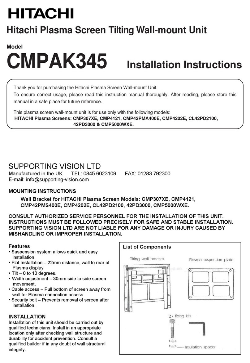 Hitachi CMPAK345 installation instructions
