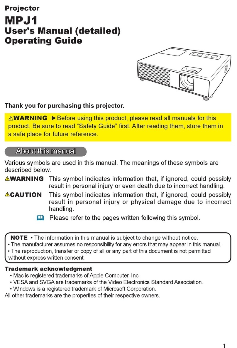 Hitachi MP-J1 user guide
