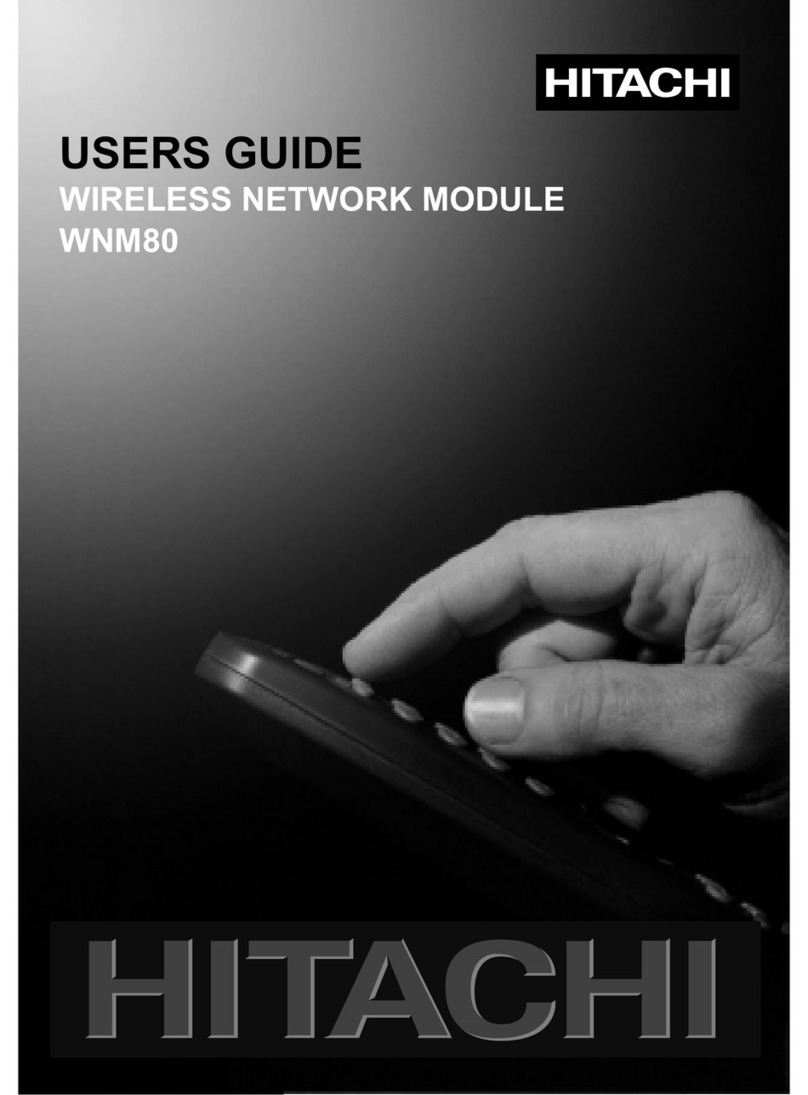 Hitachi WNM80 user guide
