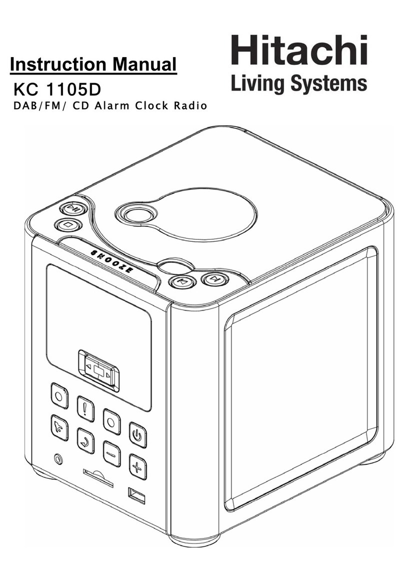 Hitachi KC 1105D instruction manual