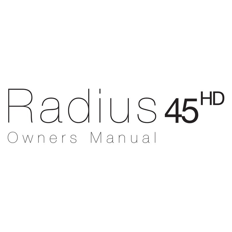 Monitor Audio RADIUS 45HD User manual Monitor Audio RADIUS 45HD User manual