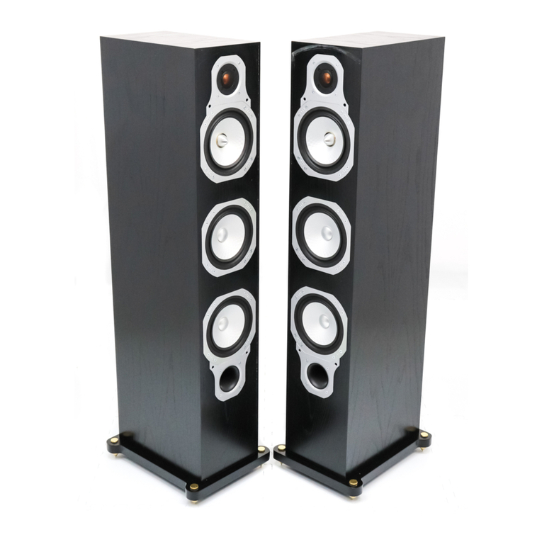 Monitor Audio Gold Reference GR20 User manual Monitor Audio Gold Reference GR20 User manual