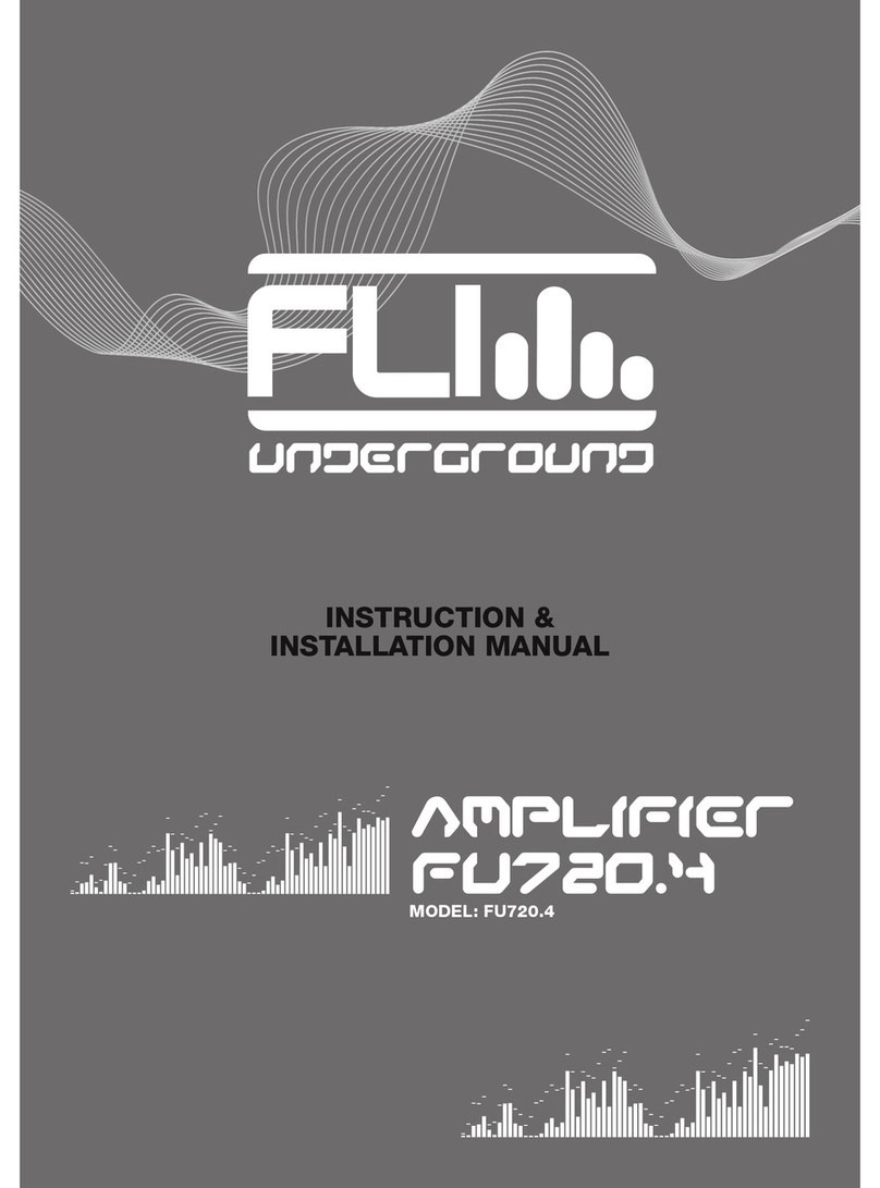 FLI UNDERGROUND FU720.4 Instruction & installation manual