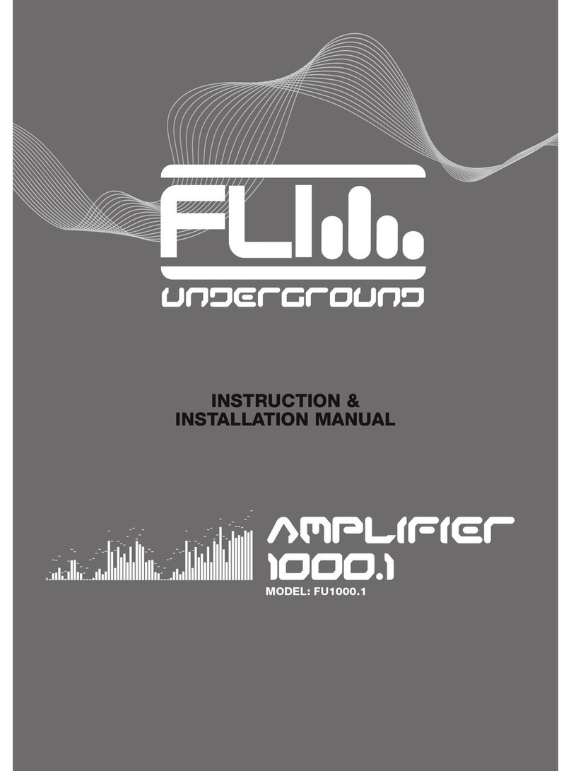 FLI UNDERGROUND FU1000.1 Instruction & installation manual