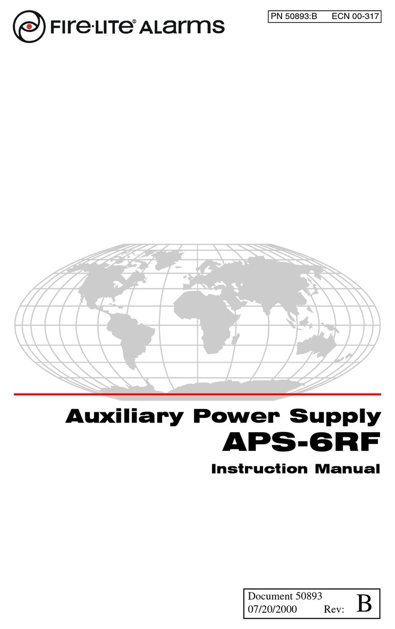 Fire-Lite APS-6RF instruction manual