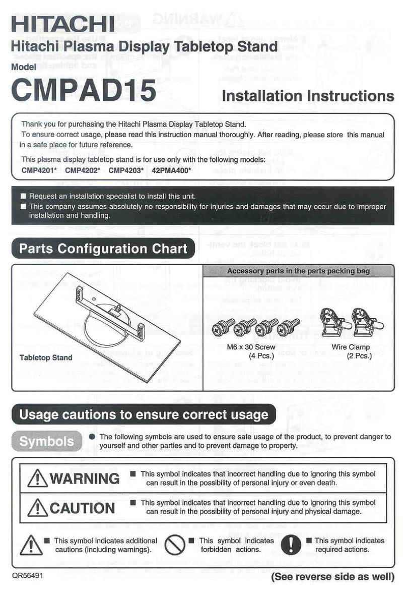 Hitachi CMPAD15 installation instructions