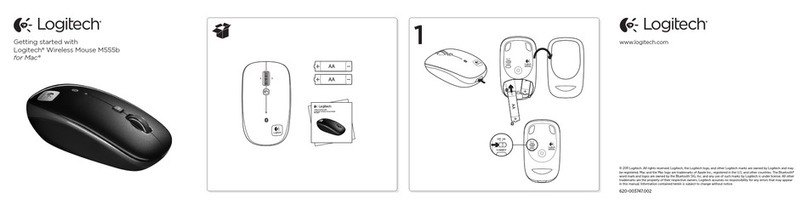 Logitech M555b - Bluetooth Mouse User manual