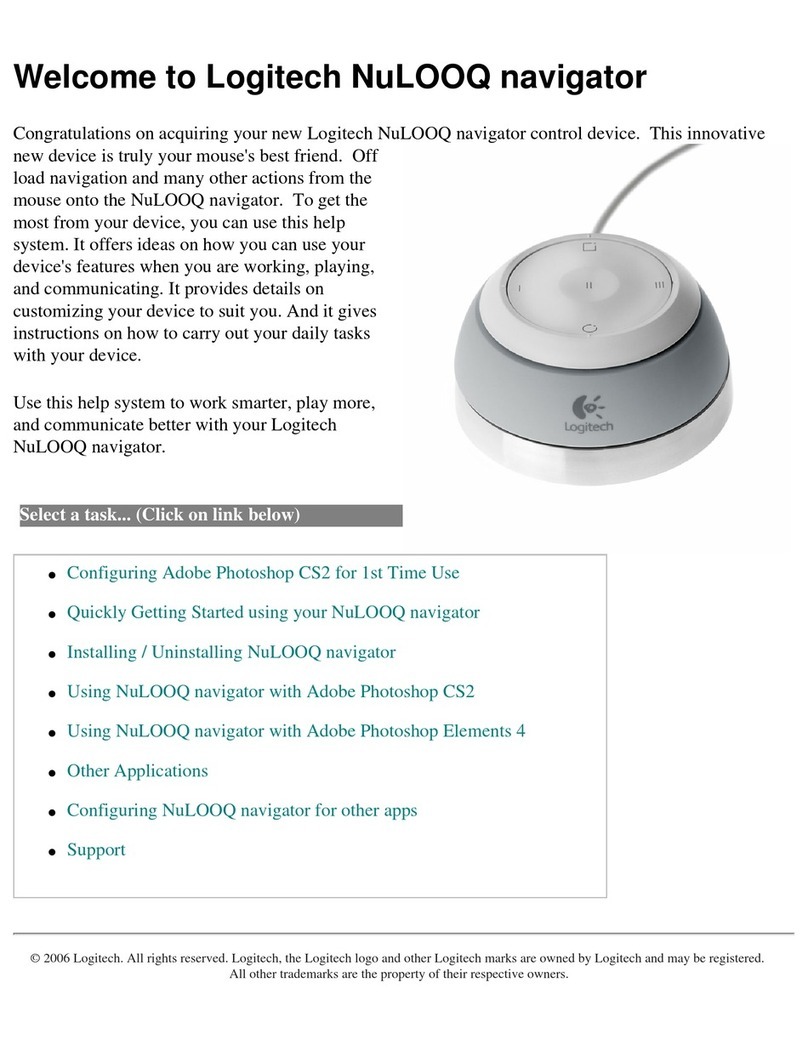 Logitech NuLOOQ navigator Guide