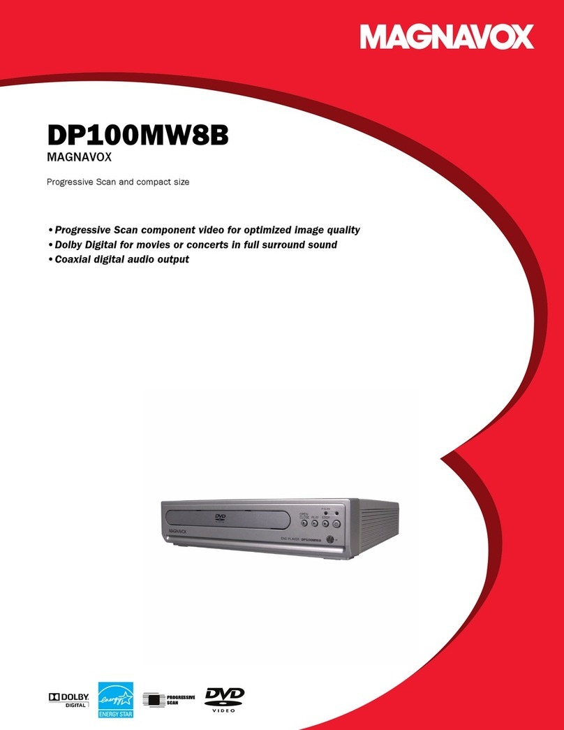 Magnavox DP100MW8B A User manual