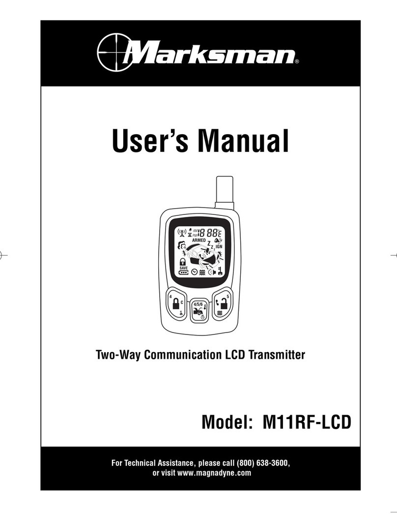 Marksman M11RF-LCD user manual
