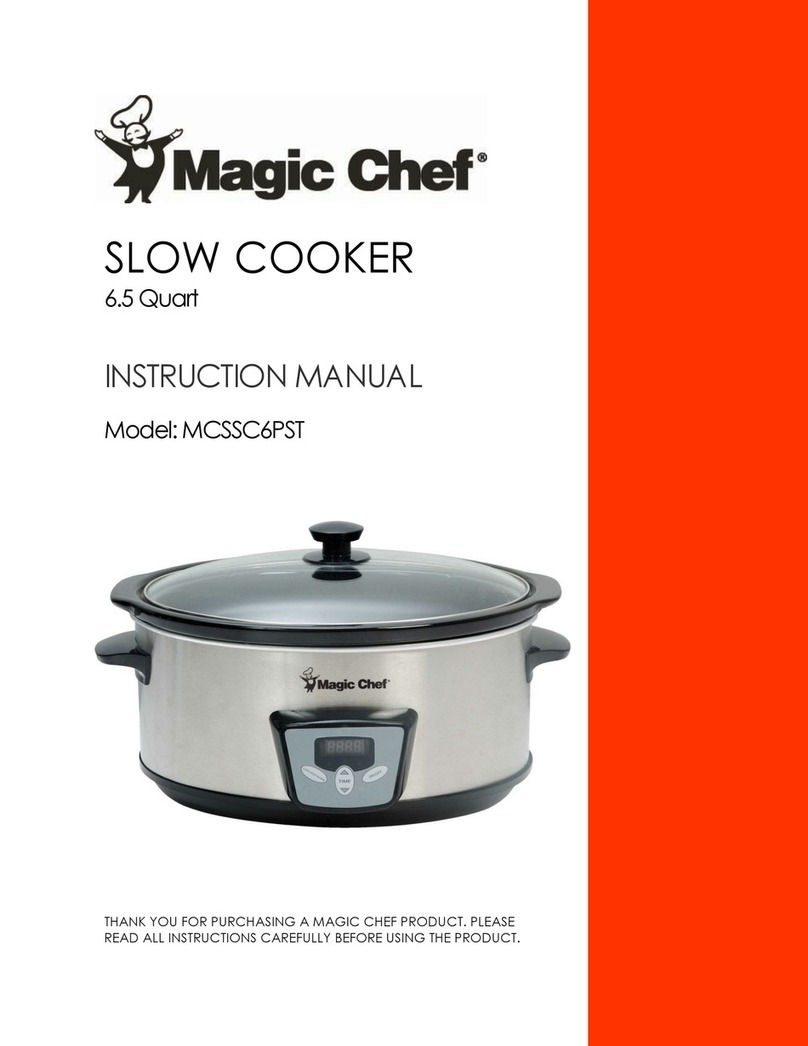 Magic Chef MCSSC6PST instruction manual