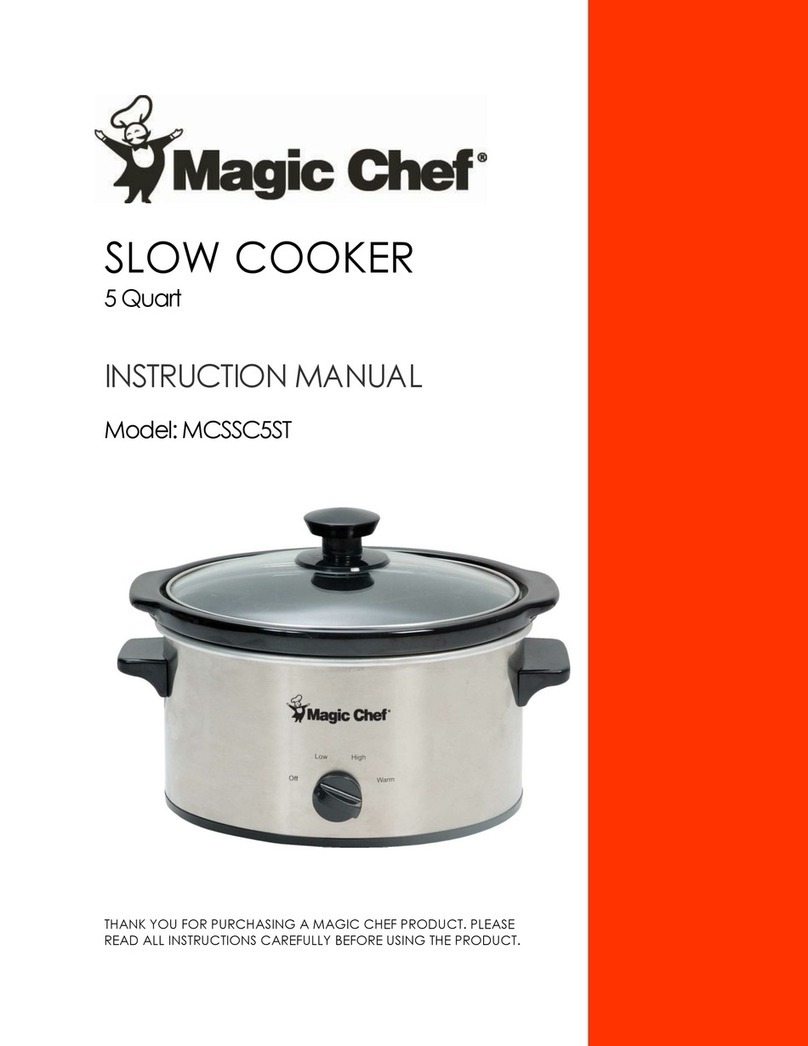 Magic Chef MCSSC5ST instruction manual