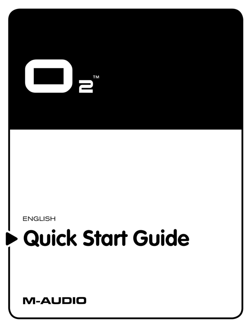 M-Audio O2 quick start guide