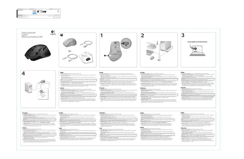Logitech G700 User manual