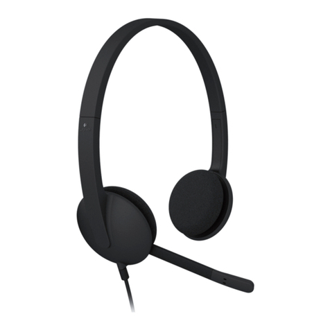 Logitech H340 User manual