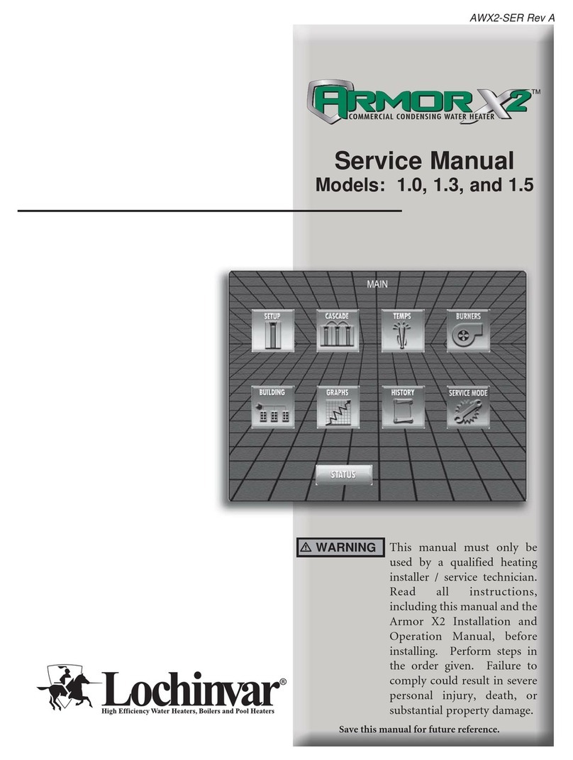 Lochinvar ArmorX2 1.3 Service manual