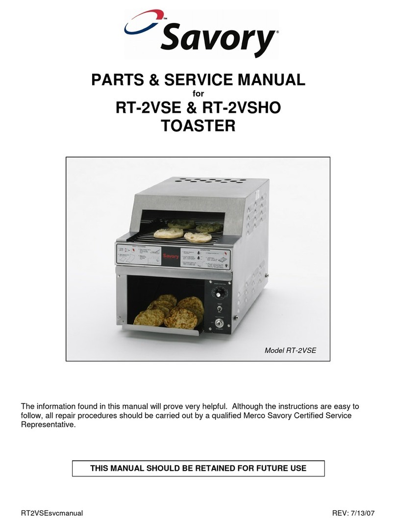 Savory Energy Saver RT-2VSE User manual
