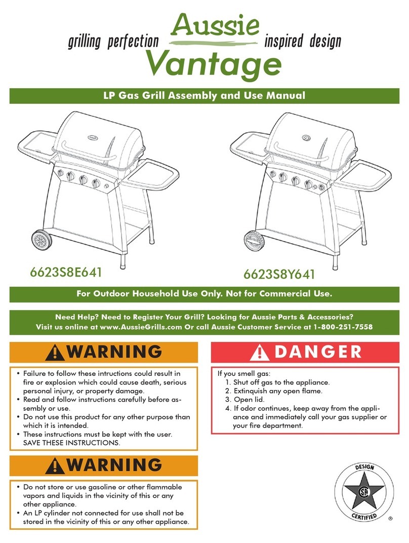 Meco Aussie Vantage 6623S8E641 Use Mounting instructions Meco Aussie Vantage 6623S8E641 Use Mounting instructions