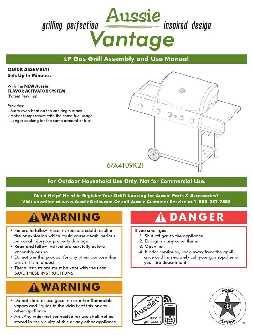 Meco Aussie Vantage 67A4T09K21 Use Mounting instructions Meco Aussie Vantage 67A4T09K21 Use Mounting instructions
