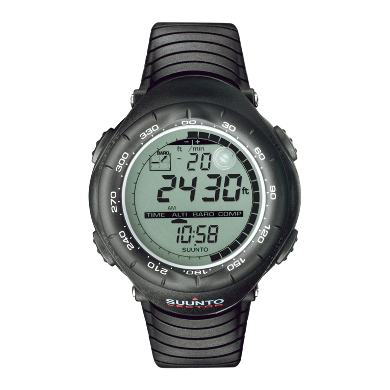 Suunto Vector User manual