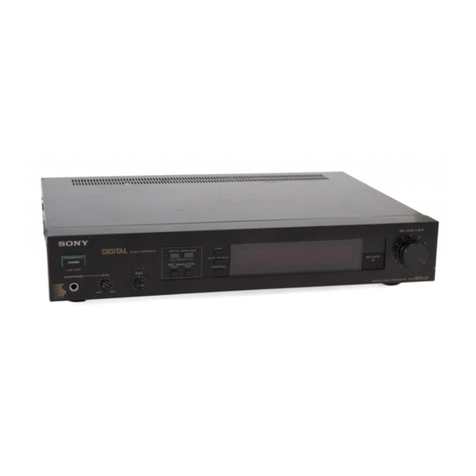 Sony PCM-601ESD User manual Sony PCM-601ESD User manual