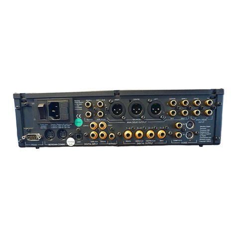 Meridian Meridian 568 User manual