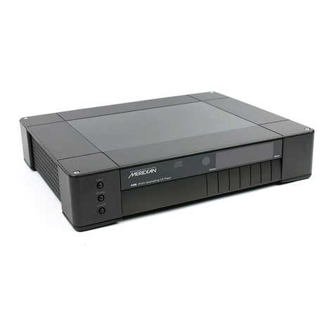 Meridian G08 user manual