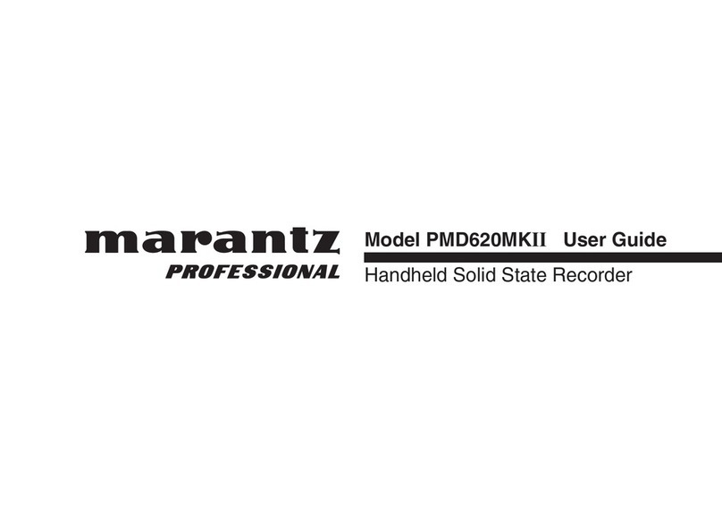 Marantz PMD620MKII user guide