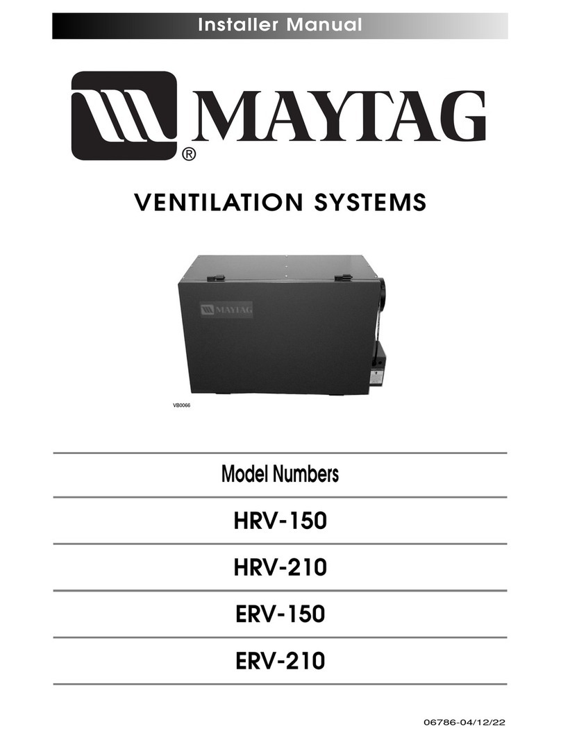 Maytag ERV-150 User guide