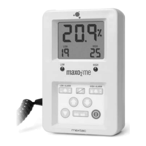 Maxtec MAXO2 OM-25ME User manual