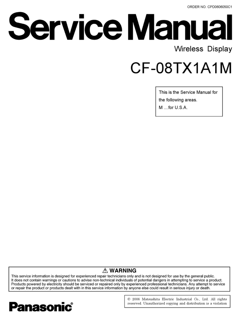 Panasonic CF-08TX1A1M User manual