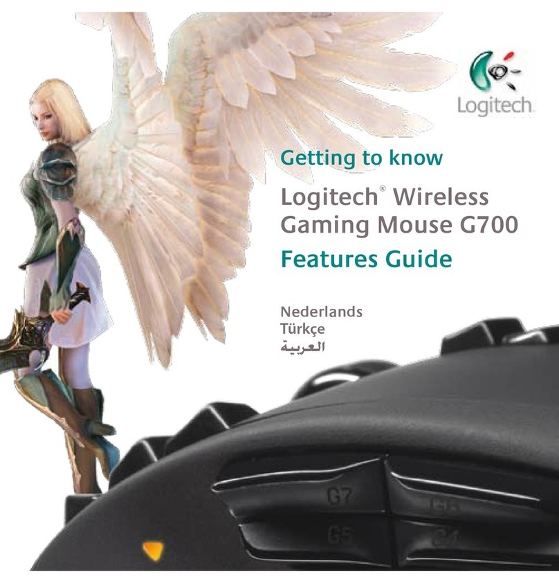 Logitech G700 Specification sheet
