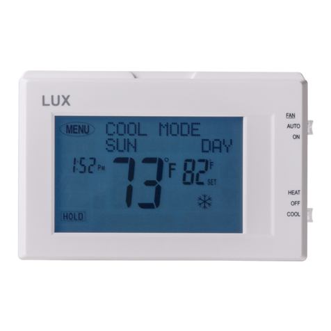 Lux Products SMART TEMP TX9600TS Installation and operating instructions
