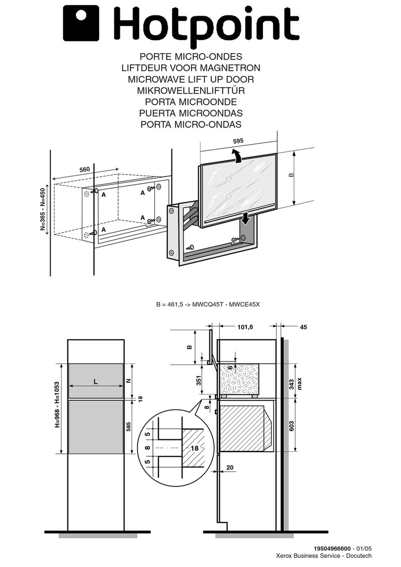 Hotpoint MWCE45X User manual Hotpoint MWCE45X User manual