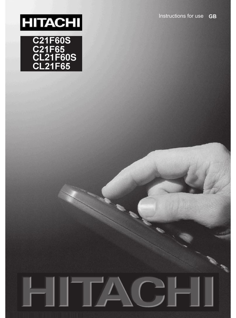 Hitachi CL21F65 User manual Hitachi CL21F65 User manual