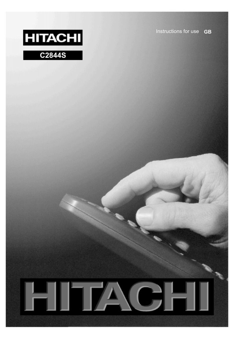 Hitachi C2844S User manual