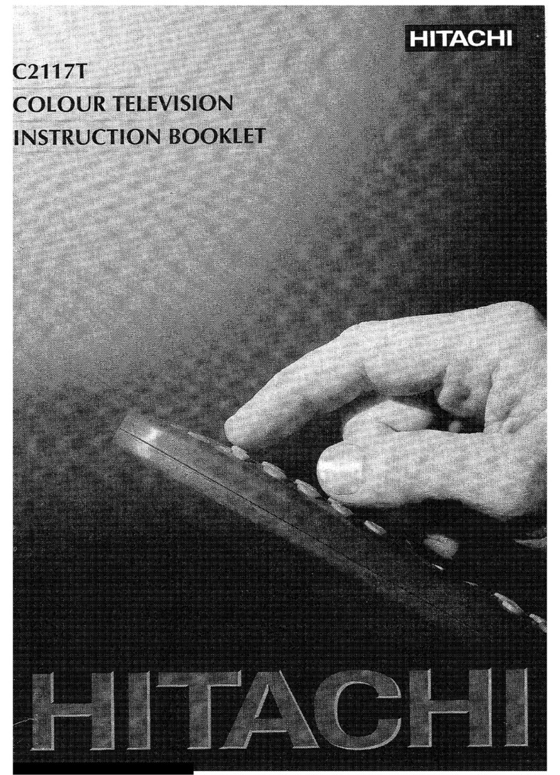Hitachi C2117T Instructions for use