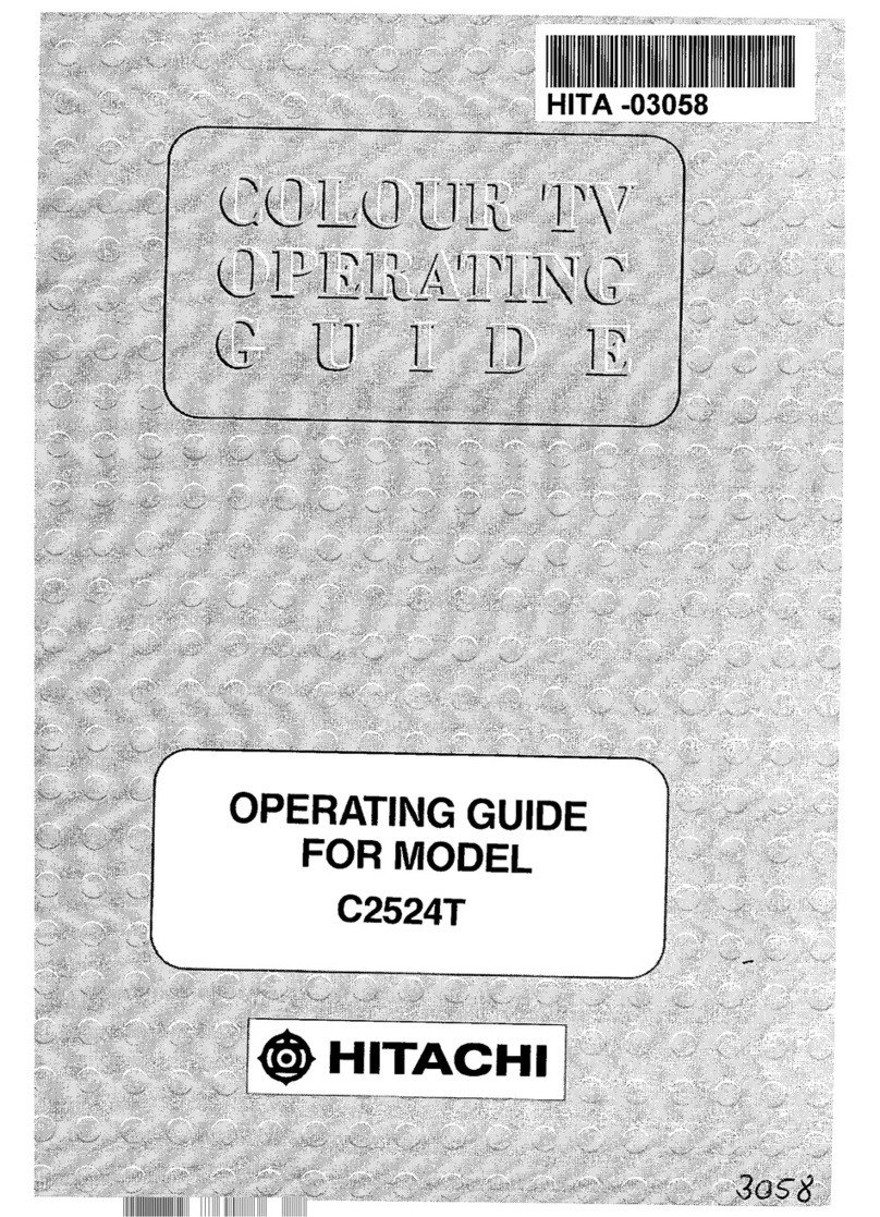 Hitachi C2524T User manual