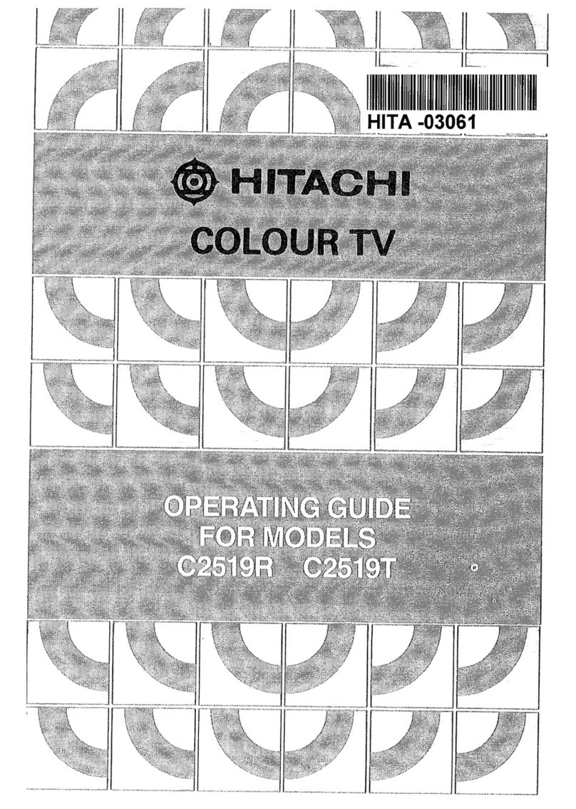 Hitachi C2519T User manual