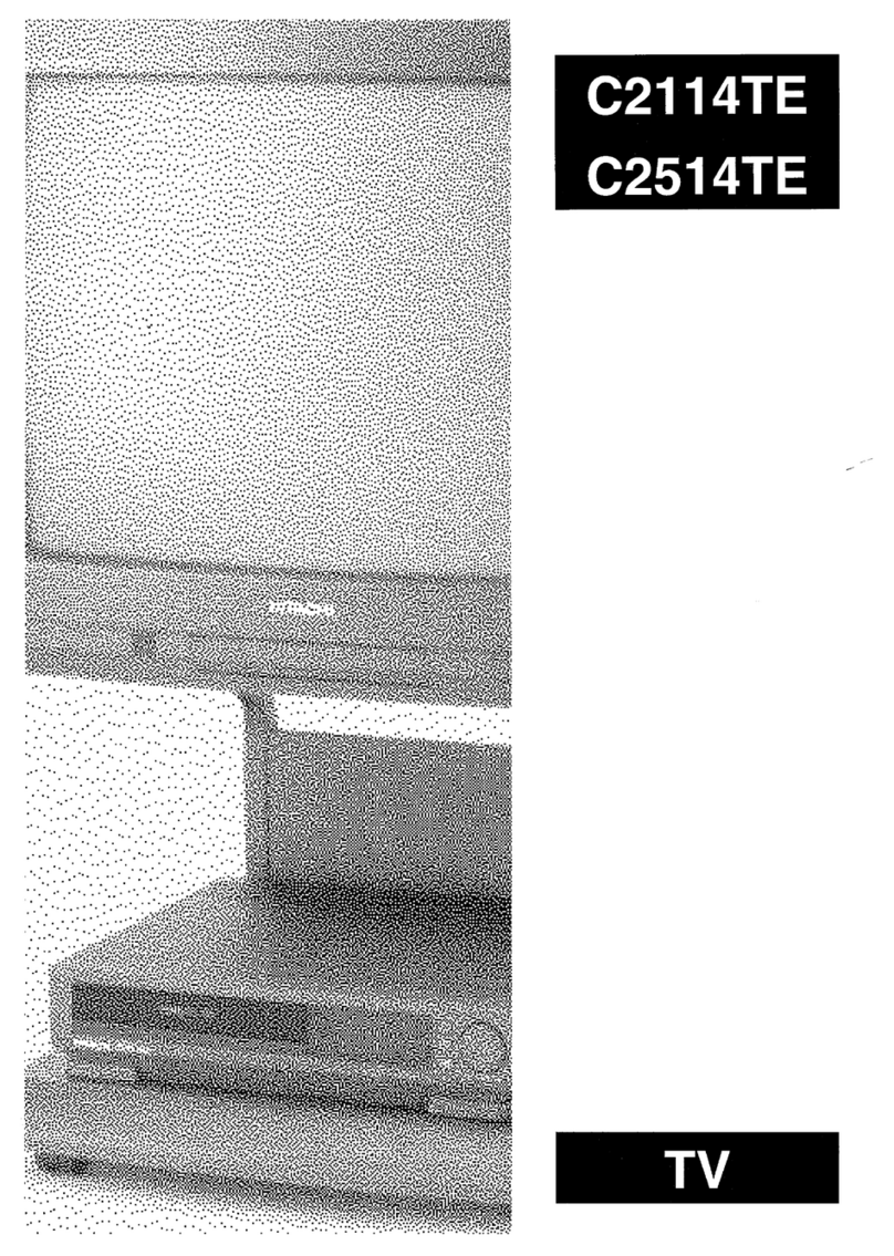 Hitachi C2514TE User manual