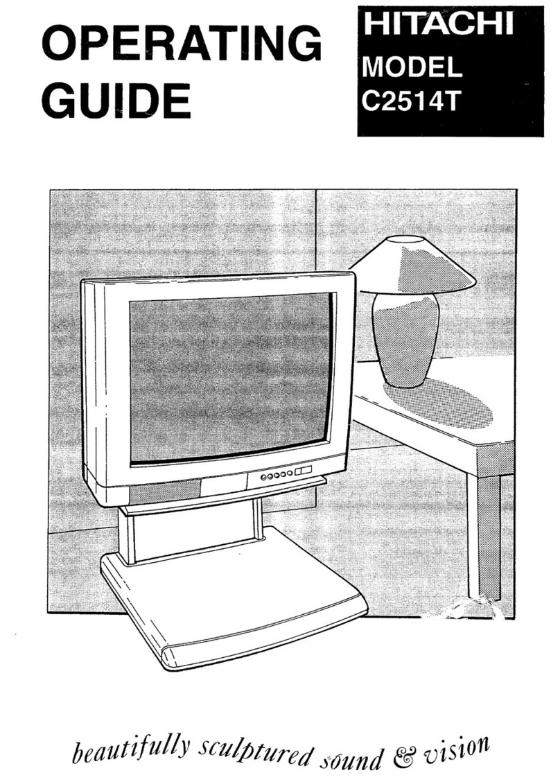 Hitachi C2514T User manual