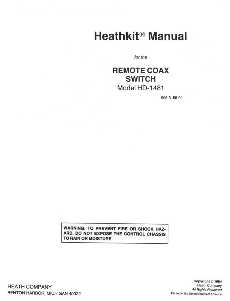 Heathkit Heathkit HD-1481 Operation manual