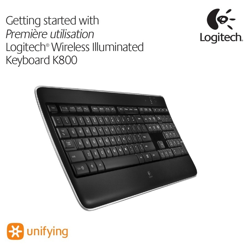 Logitech K800 User manual Logitech K800 User manual
